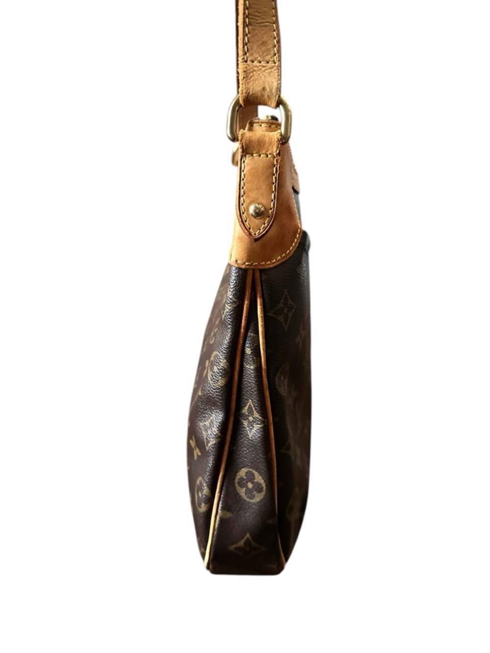 Authentic LOUIS VUITTON Brown Monogram Odeon MM Shoulder Bag - Picture 6 of 11